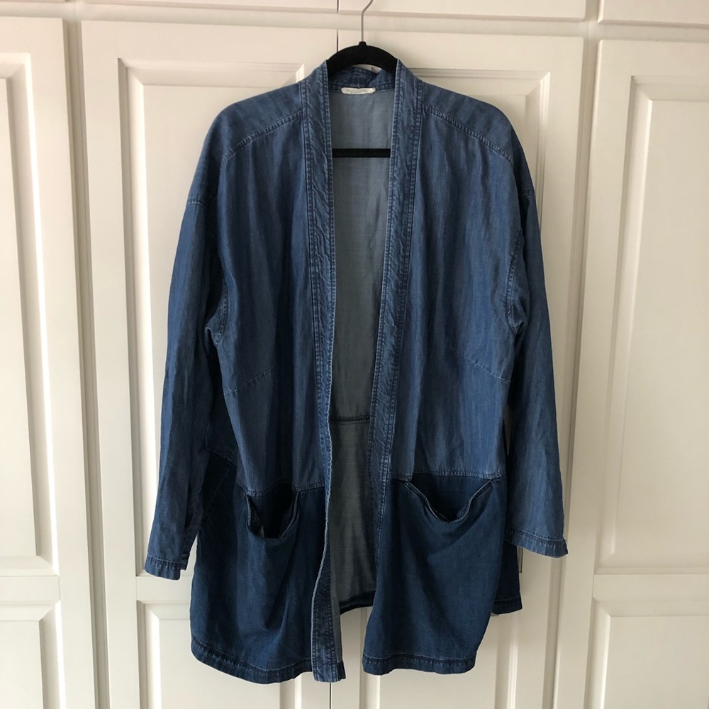 eileen fisher denim chore coast size 2x
